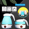 Compact Foldable Travel Electric Kettle - Dual Voltage, 600ml - Mega Cart