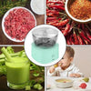 Compact Mini Electric Food Processor - Powerful & Efficient Chopping - Mega Cart