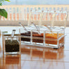 Crystal Clear Spice Storage Box with 4 Detachable Containers - Mega Cart
