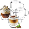Double Wall Glass Mug – Hot & Cold Drink Tumbler - Mega Cart