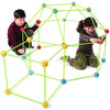 Build Your Own Fort – 86 Piece Den Construction Set for Kids - Mega Cart