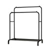 Double Rail Clothes Rack with Shoe Rack - Mega Cart