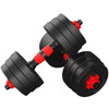 Convertible Dumbbell & Barbell Weight Set for Home Gym - Mega Cart