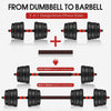 Convertible Dumbbell & Barbell Weight Set for Home Gym - Mega Cart