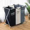 Durable Folding Laundry Basket with Aluminium Frame - Large Capacity - Mega Cart