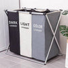 Durable Folding Laundry Basket with Aluminium Frame - Large Capacity - Mega Cart