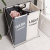 Durable Folding Laundry Basket with Aluminium Frame - Large Capacity - Mega Cart