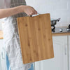 Eco-Friendly Bamboo Cutting Boards with Handle for Kitchen - Mega Cart