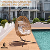 PrimeNest - Outdoor Hanging Egg Chair with Cushions - Mega Cart