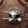Elegant Double Walled Glass Coffee Mug - Heat Retaining Design - Mega Cart