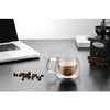 Elegant Double Walled Glass Coffee Mug - Heat Retaining Design - Mega Cart