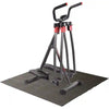 Folding Compact Elliptical Stepper with LCD Display - Mega Cart