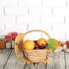 Expandable Bamboo Fruit Basket – Artistic & Practical Kitchen Decor - Mega Cart