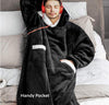 Extra Long Ultra-Soft Huggle Hoodie Blanket with Hood - Mega Cart
