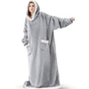 Extra Long Ultra-Soft Huggle Hoodie Blanket with Hood - Mega Cart