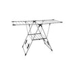 Foldable Silver Metal Drying Rack - Space-Saving & Durable - Mega Cart