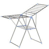 Foldable Silver Metal Drying Rack - Space-Saving & Durable - Mega Cart