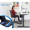 Under Desk Foot Rest with Textured Massage Surface - Mega Cart