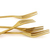 6pc Leaf Design Pastry Fork Set – Elegant Tableware - Mega Cart
