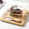 Glass Butter Dish with Lid - Mega Cart