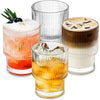 12-Piece Clear Drinking Glass Set - Mega Cart