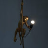 PrimeNest Vintage Monkey on Rope Pendant Light - Whimsical Design - Mega Cart
