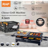 Electric Grill with Non-Stick Plate & Hot Stone - Mega Cart
