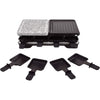 Electric Grill with Non-Stick Plate & Hot Stone - Mega Cart