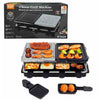 Electric Grill with Non-Stick Plate & Hot Stone - Mega Cart