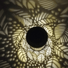 Hanging Solar Leaf Pattern Lantern - Mega Cart