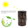 Hanging Solar Leaf Pattern Lantern - Mega Cart