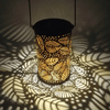 Hanging Solar Leaf Pattern Lantern - Mega Cart