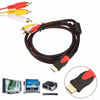 HDMI to RCA Cable 1.5M Male Connectors - Mega Cart