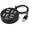 High Speed USB Port Hub 2.0 with 8 Ports - Mega Cart