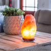 Himalayan Wooden Base Crystal Salt Lamp - Mega Cart