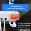 Intelligent Wall-Mounted Toothbrush Steriliser with UV & Solar Charging - Mega Cart