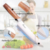 Stainless Steel 7 Piece Knife Set with Block - Mega Cart