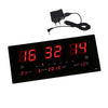 Large LED Alarm Wall Clock with 24H Backlight - Mega Cart