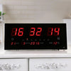 Large LED Alarm Wall Clock with 24H Backlight - Mega Cart