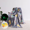 Magic Glow-in-the-Dark Blanket for Kids - Soft & Snuggly - Mega Cart