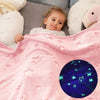 Magic Glow-in-the-Dark Blanket for Kids - Soft & Snuggly - Mega Cart