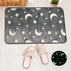 Magic Glow In The Dark Mat - Stars, Moons, and Planets Design - Mega Cart