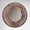 PrimeNest Elegant Crystal Teardrop Round Mirror - Stylish Home Decor - Mega Cart