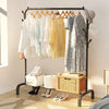 Multi-Function Clothing Rail with Shoe Rack and Side Hooks - Mega Cart