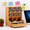 Multi-Functional Wooden Desktop Organizer - Mega Cart