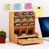 Multi-Functional Wooden Desktop Organizer - Mega Cart