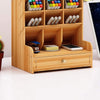 Multi-Functional Wooden Desktop Organizer - Mega Cart