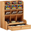 Multi-Functional Wooden Desktop Organizer - Mega Cart