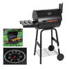 Outdoor Charcoal BBQ Grill with Smoker Function - Mega Cart