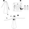 Outdoor Fly Repellent Fan – Keep Bugs Away from Food - Mega Cart